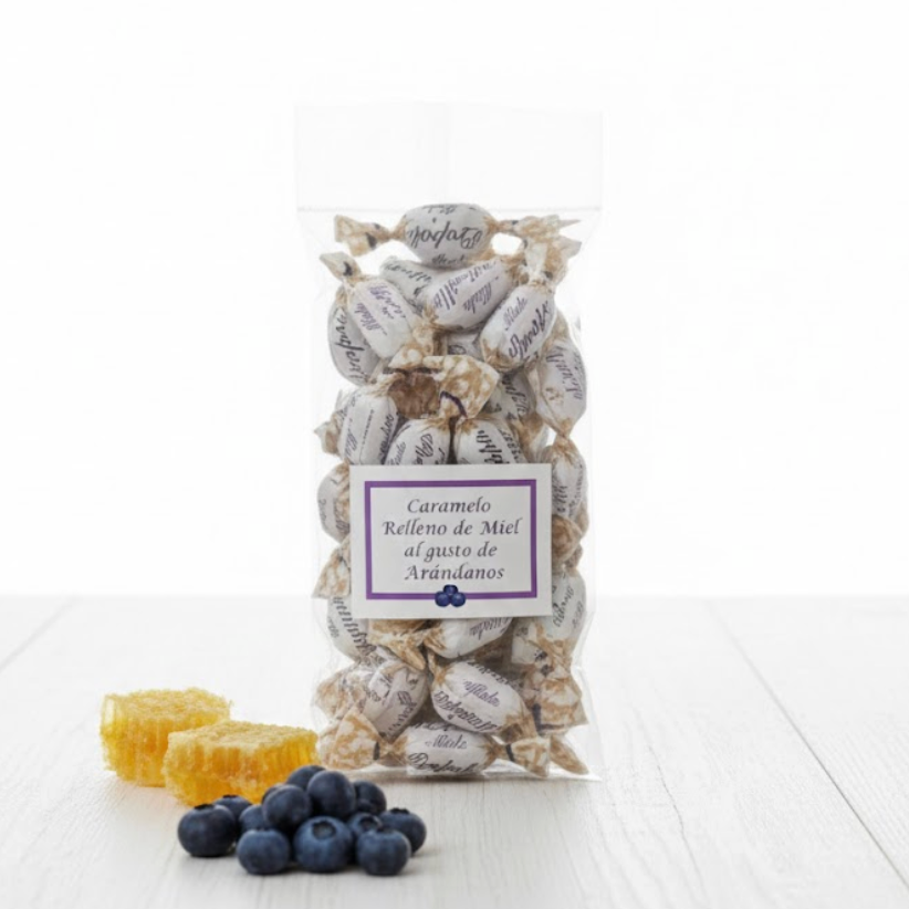 Caramelos rellenos de miel